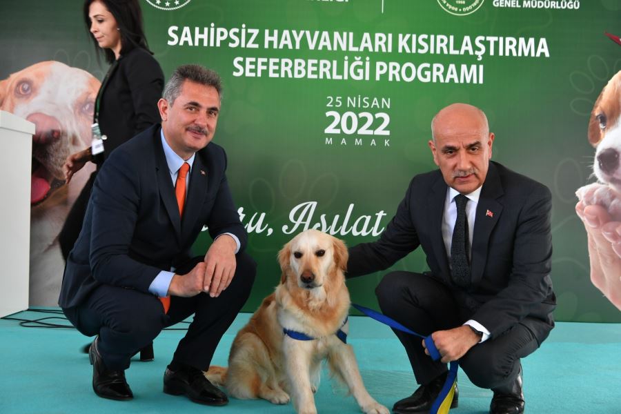 Bakan Kirişçi Mamak Sokak Hayvanları  Rehabilitasyon Merkezi’nden Sokak Köpeği Sahiplendi