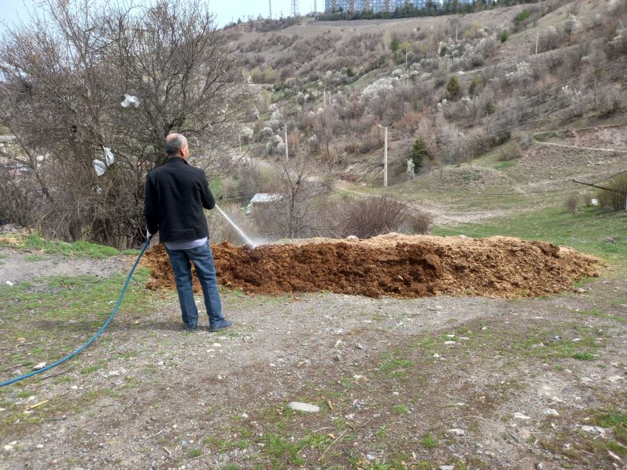Kızılcahamam Belediyesi haşere ile mücadele ediyor