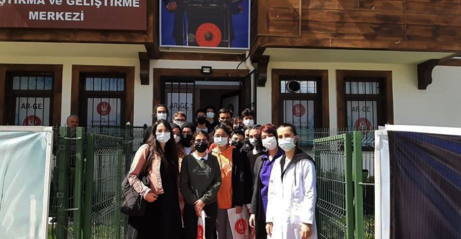 KEÇİÖRENLİ ÖĞRENCİLER AR-GE MERKEZİNİ GEZDİ 
