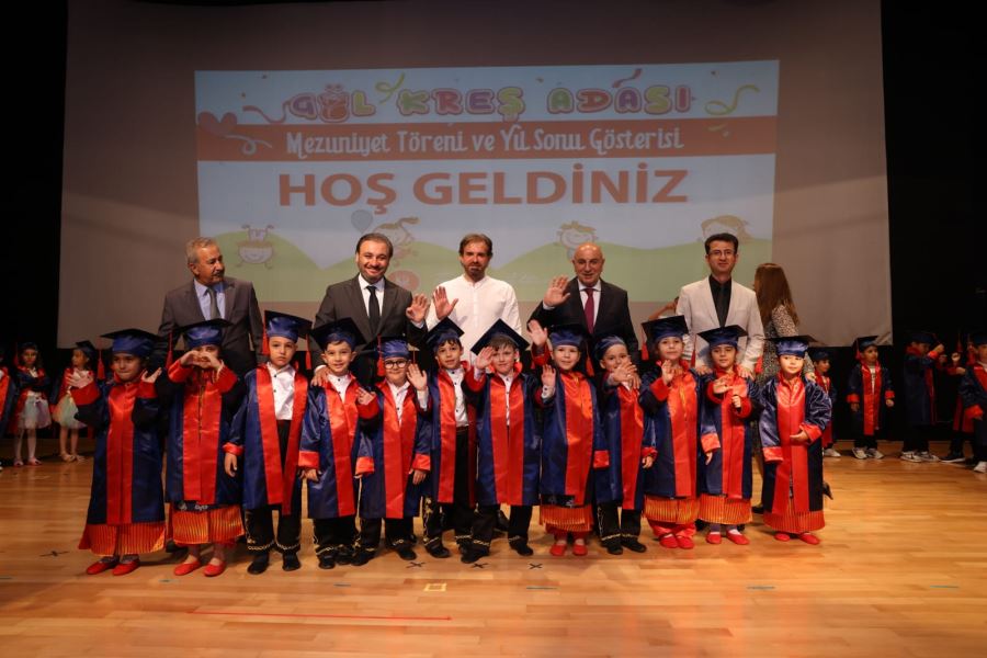 GÜL KREŞ ADASI’NIN MİNİKLERİ MEZUN OLDU