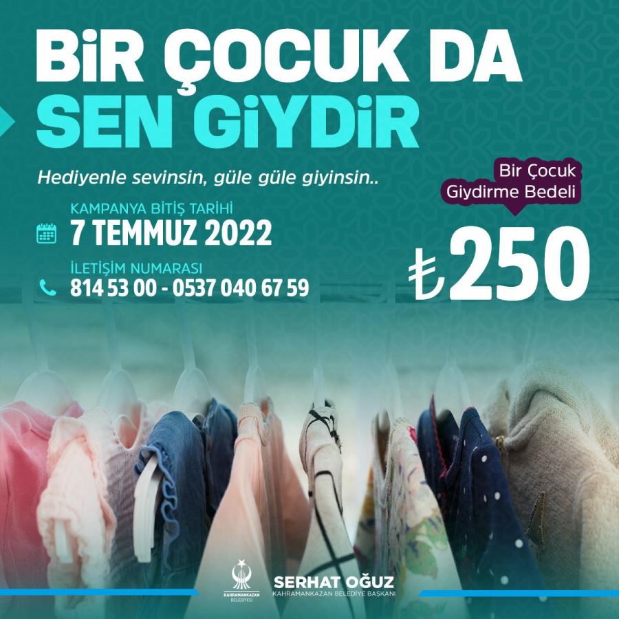 Kahramankazan Belediyesi’nden bayram  öncesinde anlamlı kampanya