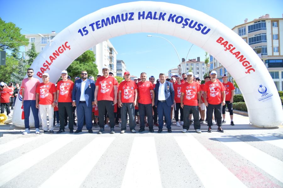Kahramankazan’da şehitler anısına “Demokrasi Koşusu” düzenlendi