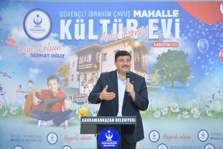 Güvençli İbrahim Çavuş Mahalle Kültür Evi açıldı