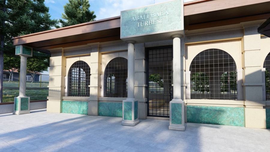 Yenimahalle’de Abalı Baba Türbesi restore ediliyor