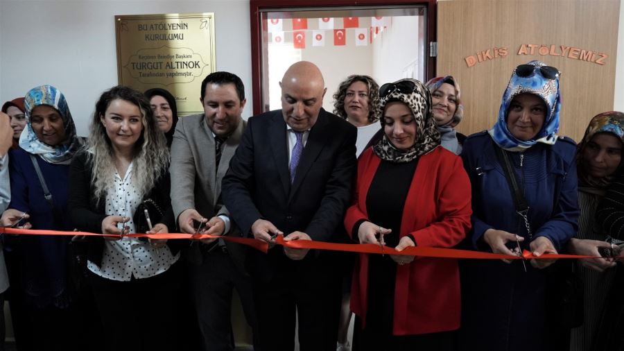 KEÇİÖREN’DE DİKİŞ ATÖLYESİ İLE ÜRETİME DESTEK  