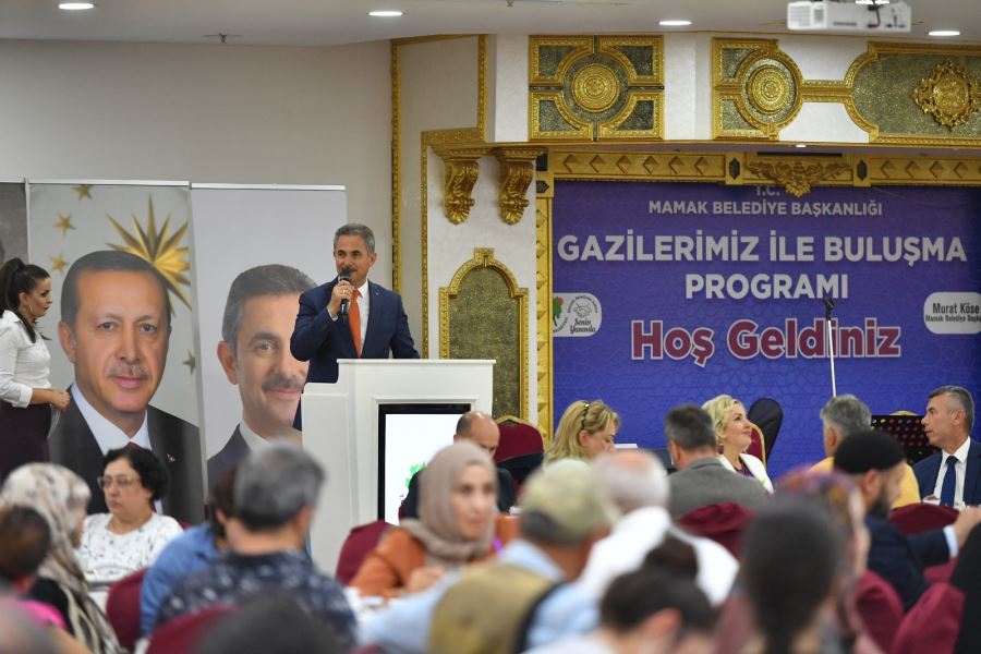 Başkan Murat Köse Gazilerle Buluştu