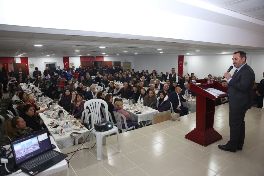 BAŞKAN DEMİREL ATAYURT SAKİNLERİNİ DİNLEDİ