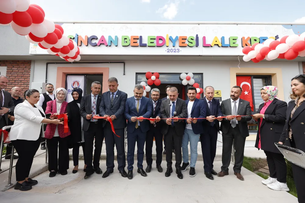 SİNCAN BELEDİYESİNİN ÜÇÜNCÜ  KREŞİ EĞİTİME BAŞLADI