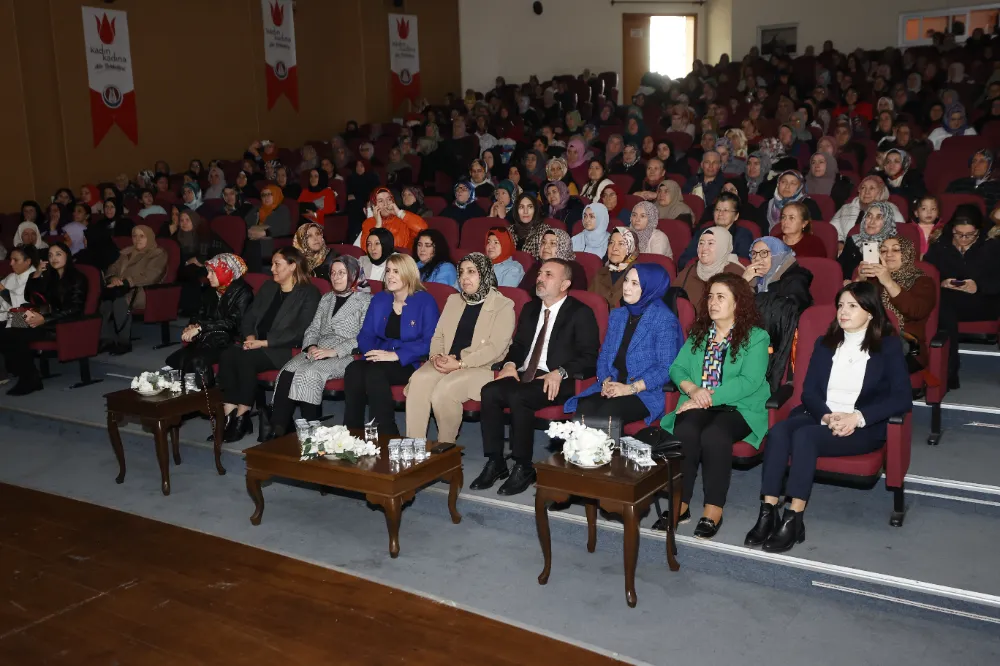 KADIN KADINA AİLE SOHBETLERİNİN KONUĞU SEVDA TÜRKÜSEV OLDU