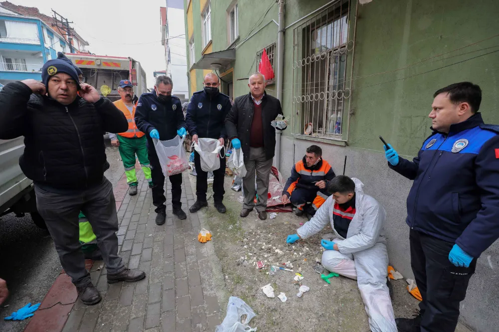 3 ton çöp, 20 bin TL para