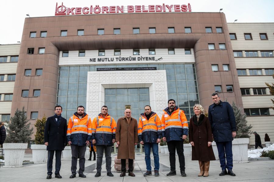 KEÇİÖREN’DEN İKİNCİ GRUP  UZMAN TEKNİK EKİP YOLA ÇIKTI 