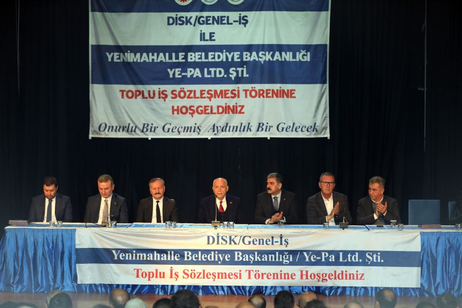 Yenimahalle’den işçinin yüzünü güldüren sözleşme