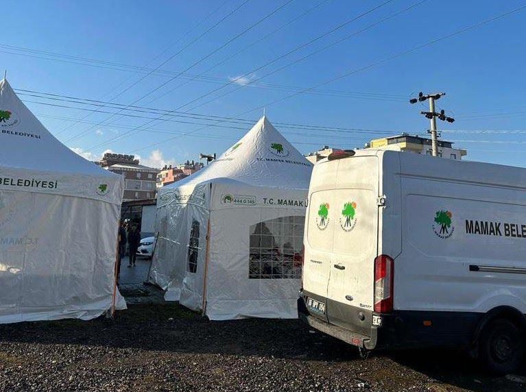 Mamak Belediyesi Ekipleri Deprem Bölgesine Ulaştı