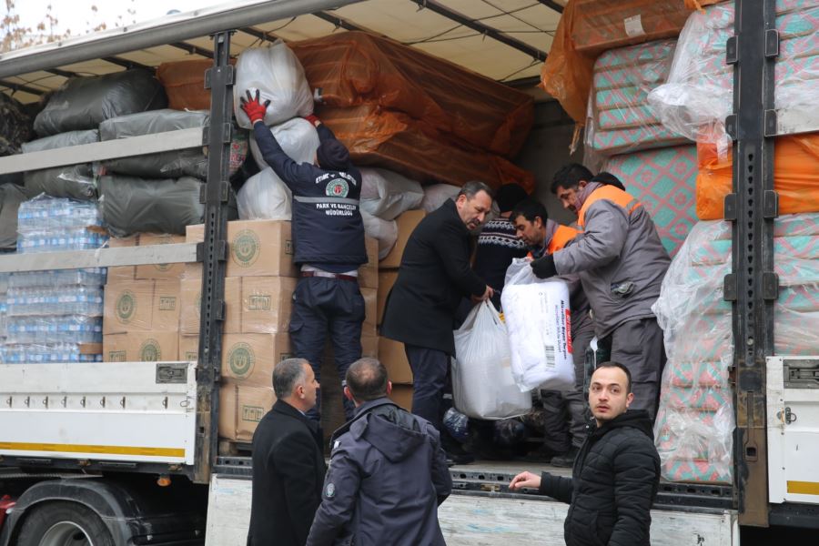 ETİMESGUT BELEDİYESİ DEPREM BÖLGESİNDE 