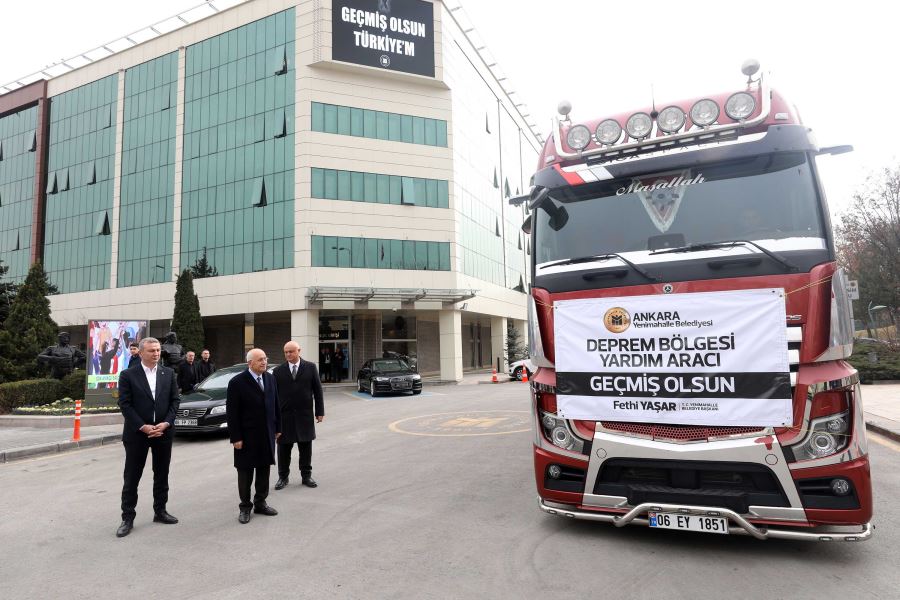 Deprem bölgelerine Yenimahalle desteği sürüyor