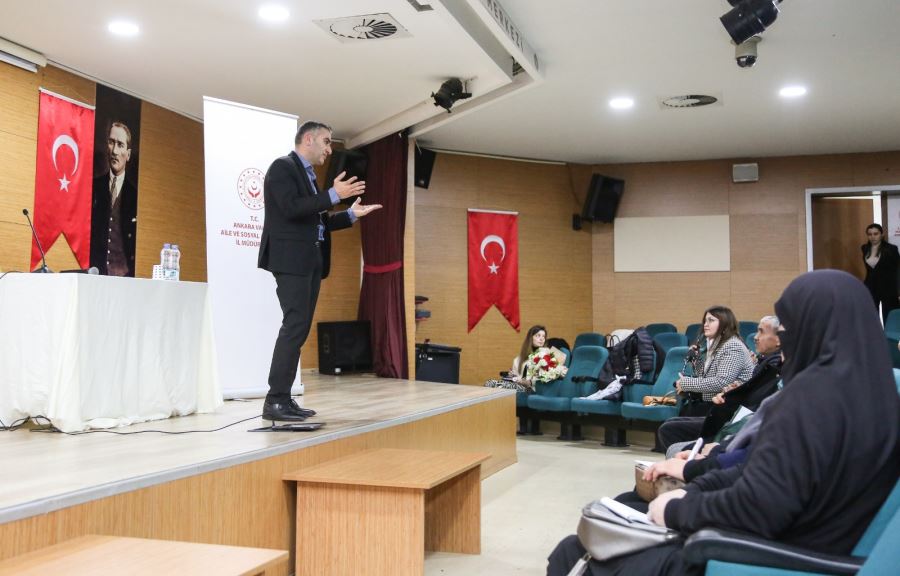 KEÇİÖREN’DE ÖZEL BİREYLERİN AİLELERİNE EĞİTİM