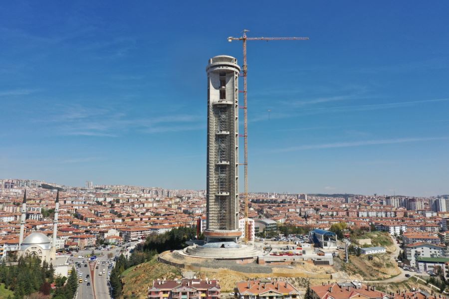 CUMHURİYET KULESİ’NDE ÇALIŞMLAR  TAM GAZ DEVAM EDİYOR 