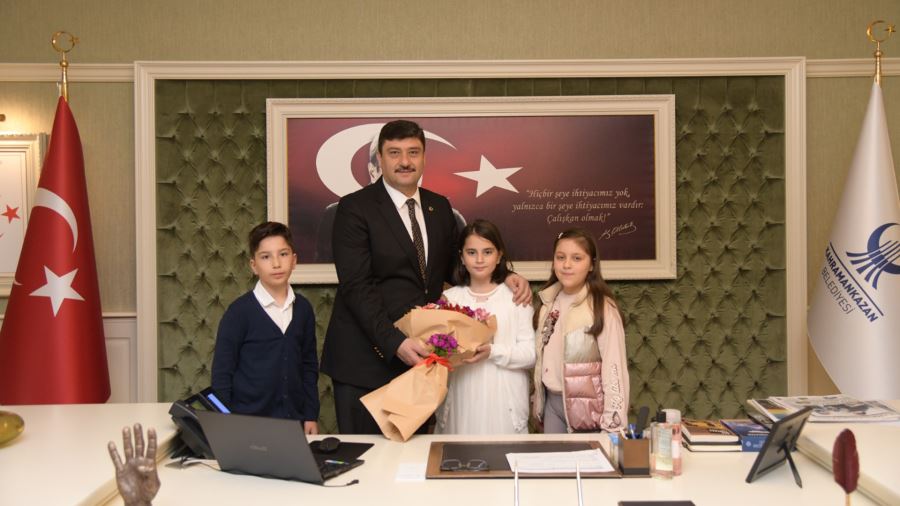 KAHRAMANKAZAN’IN MİNİK BAŞKANLARI