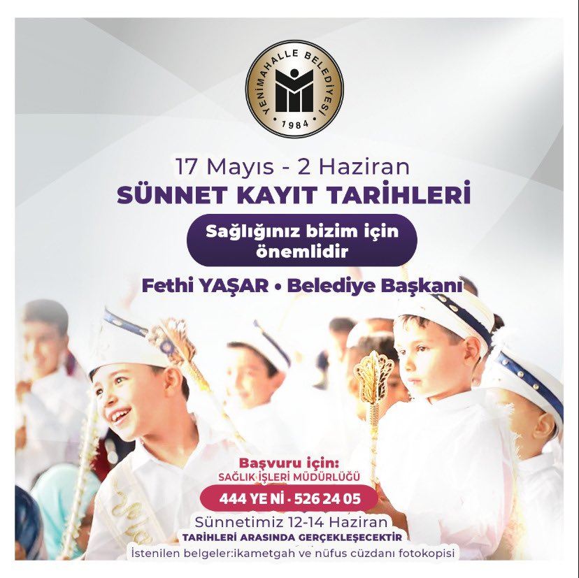 Yenimahalle’de sünnet kayıtları başladı