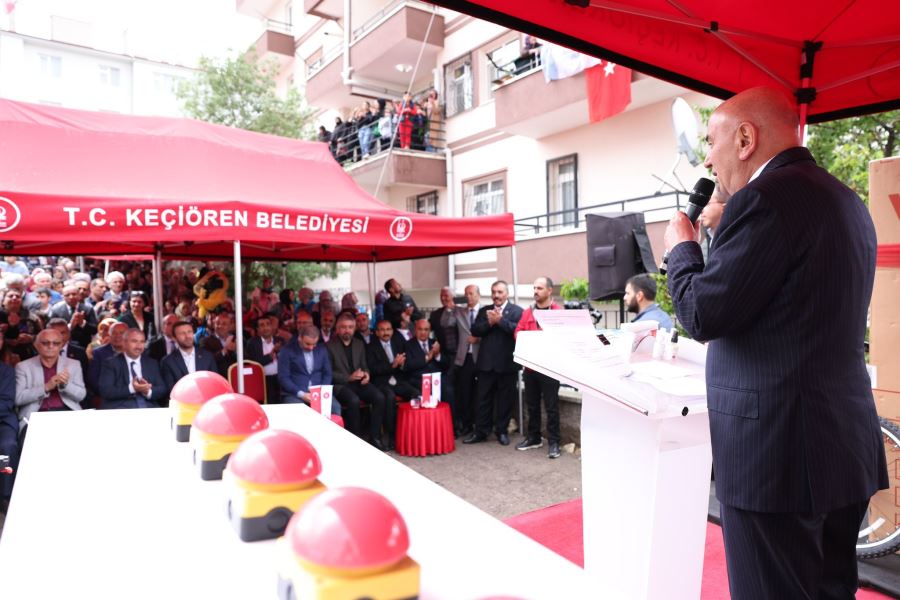 KEÇİÖREN’DE KAFKASLAR KAPALI SPOR SALONU’NUN TEMELLERİ ATILDI