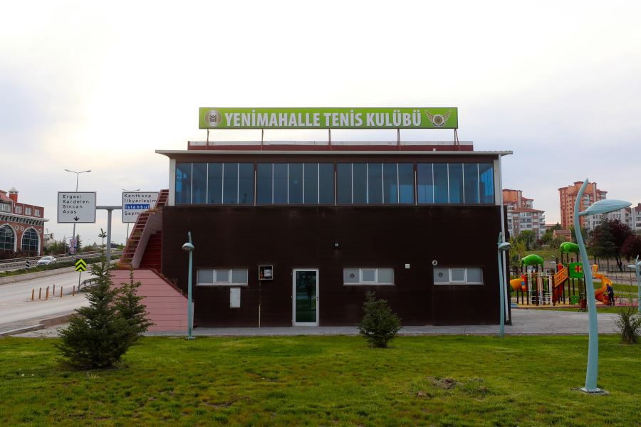 Yenimahalle’de tenise ilgi duyanlara fırsat