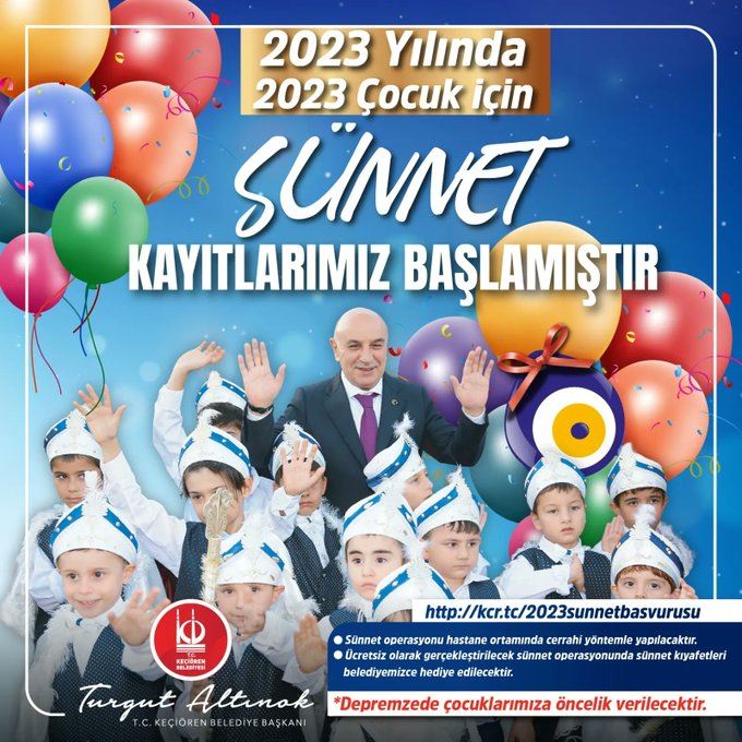 2023 YILINDA 2023 ÇOCUK İÇİN SÜNNET