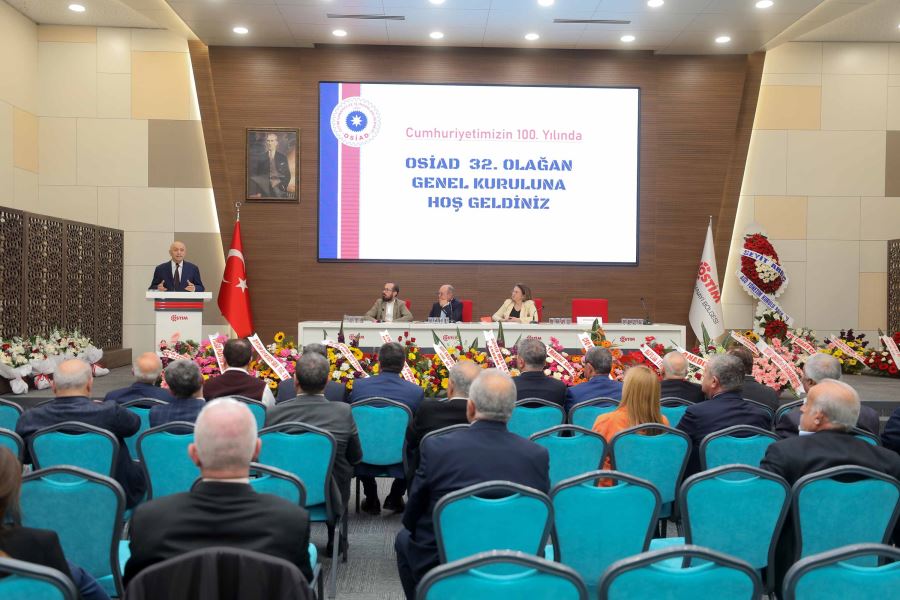 OSİAD 32. Genel kurulunu yaptı