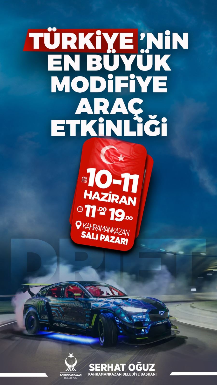 YÜZLERCE MODİFİYE ARAÇ, ONBİNLERCE MOTOR  SPORU TUTKUNKAHRAMANKAZAN