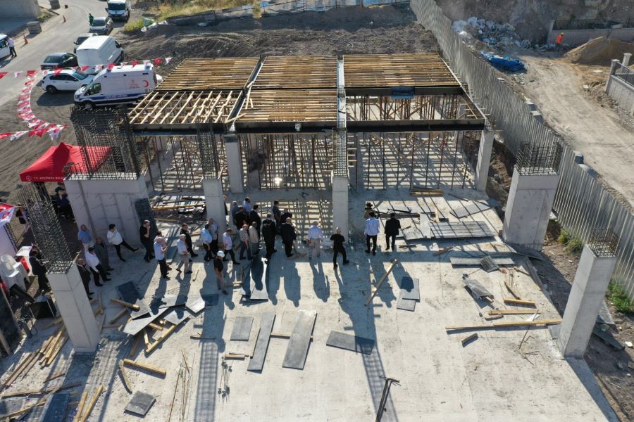 KEÇİÖREN’DE OKÇULUK KAPALI SPOR SALONUNUN TEMELİ ATILDI