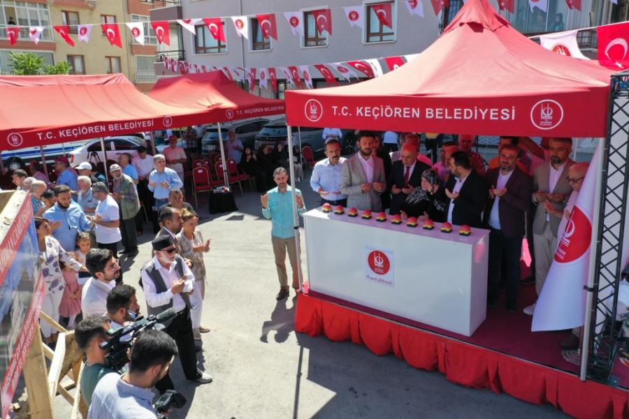 RAHMAN CAMİİ’NİN TEMELLERİ KEÇİÖREN’DE ATILDI