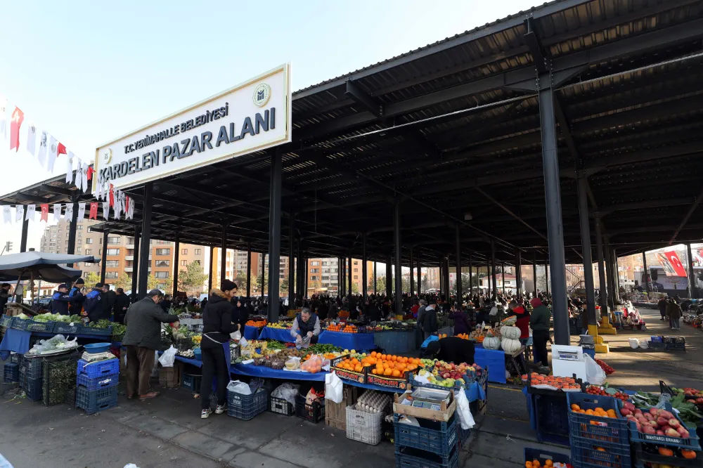 Güneş enerjili Kardelen Pazarı hizmete açıldı