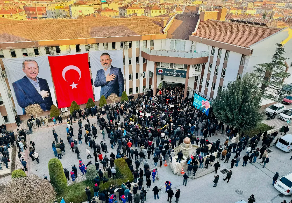AK PARTİ SİNCAN ADAYI MURAT ERCAN’A COŞKULU KARŞILAMA 