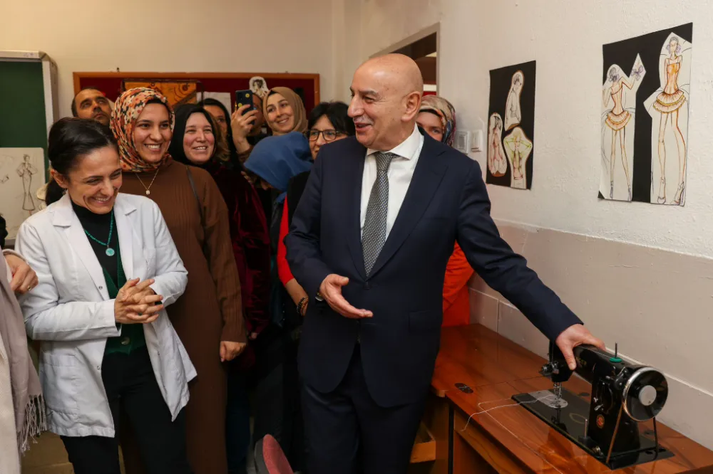FARABİ ANADOLU LİSESİNE DİKİŞ ATÖLYESİ AÇILDI