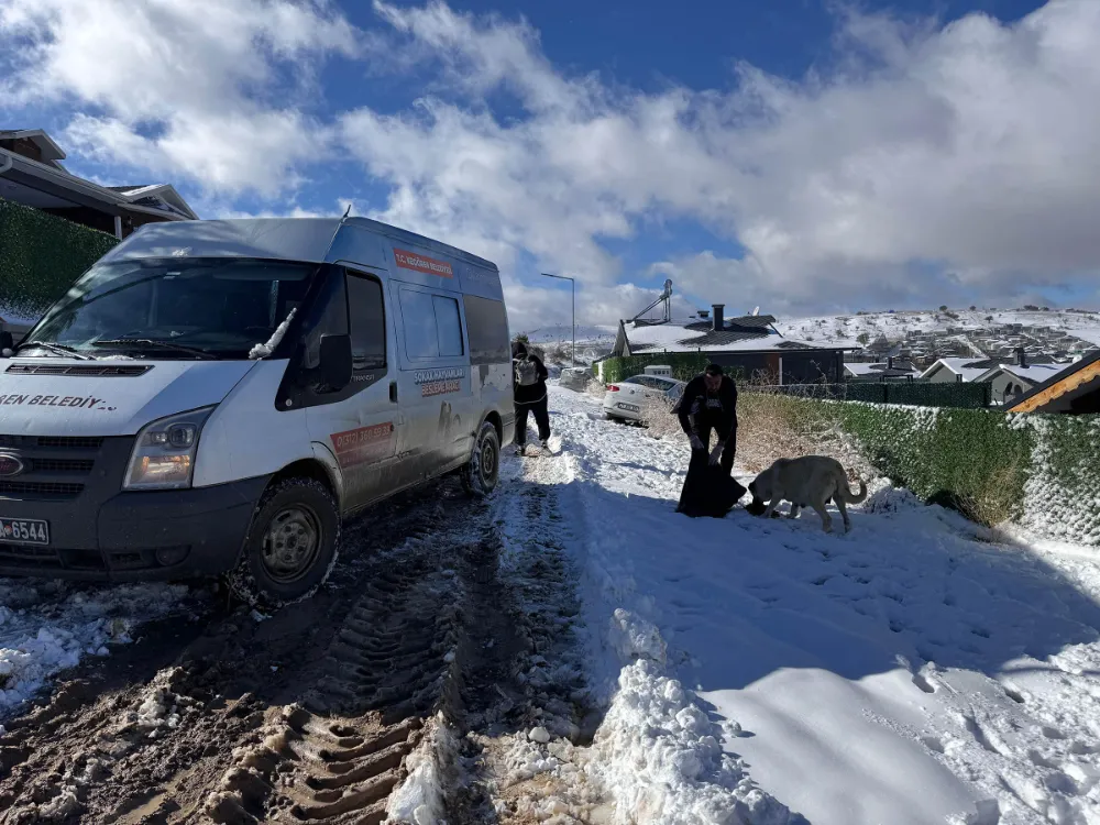 KEÇİÖREN BELEDİYESİ CAN DOSTLARI UNUTMADI