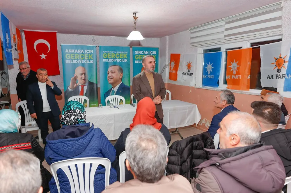 BAŞKAN MURAT ERCAN SİNCAN’DA VATANDAŞLA EL ELE, GÖNÜL GÖNÜLE 