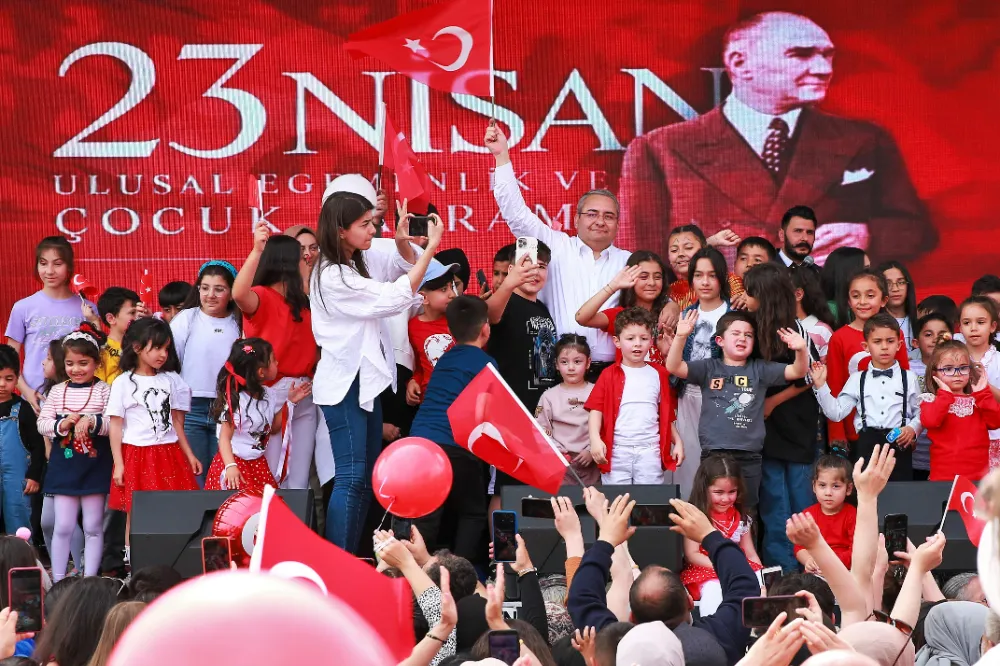 KEÇİÖREN’DE 23 NİSAN’A YAKIŞIR KUTLAMA 