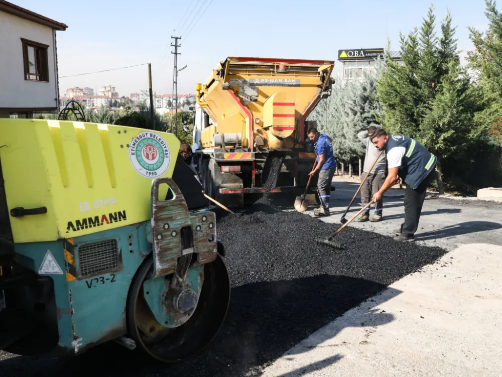 ETIMESGUT BELEDİYESİ ALTYAPI ÇALIŞMALARINI SÜRDÜRÜYOR!