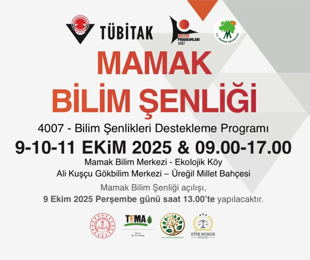 TÜBİTAK ve Mamak Belediyesi’nden Bilim Şenliği İş Birliği