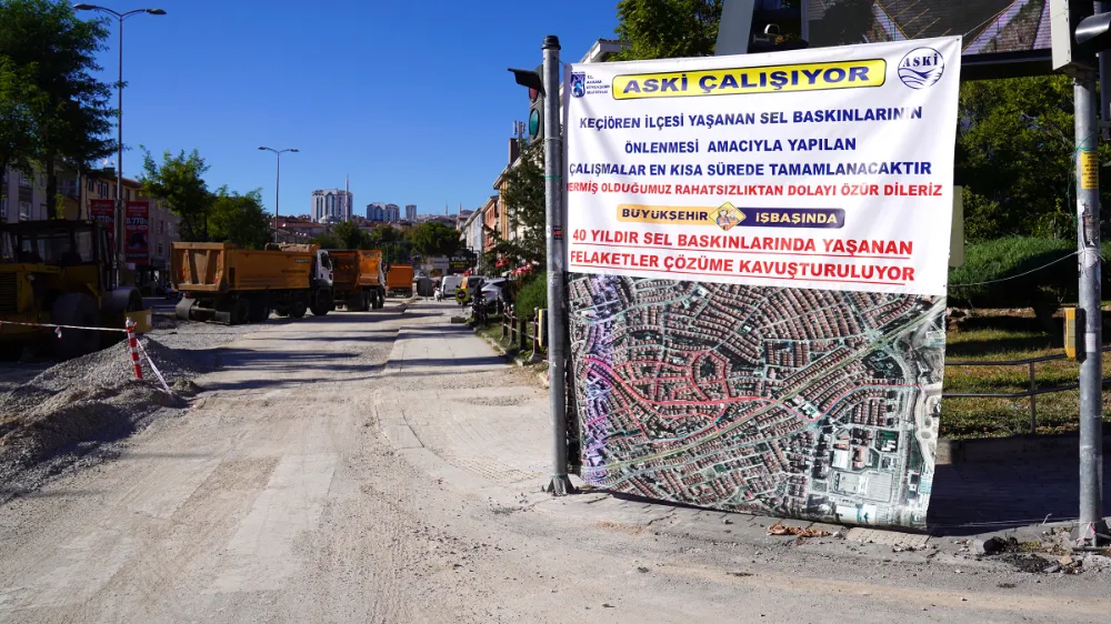 KEÇİÖREN’İN 40 YILLIK ALTYAPI SORUNU TARİHE KARIŞIYOR