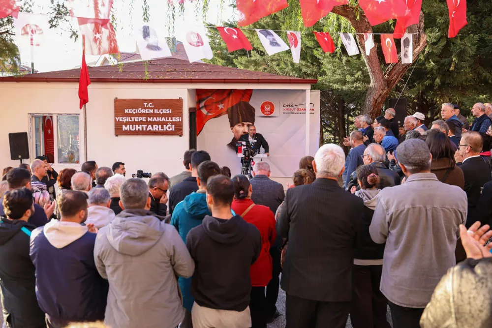 YEŞİLTEPE MAHALLESİ YENİ MUHTARLIK BİNASI HİZMETE AÇILDI