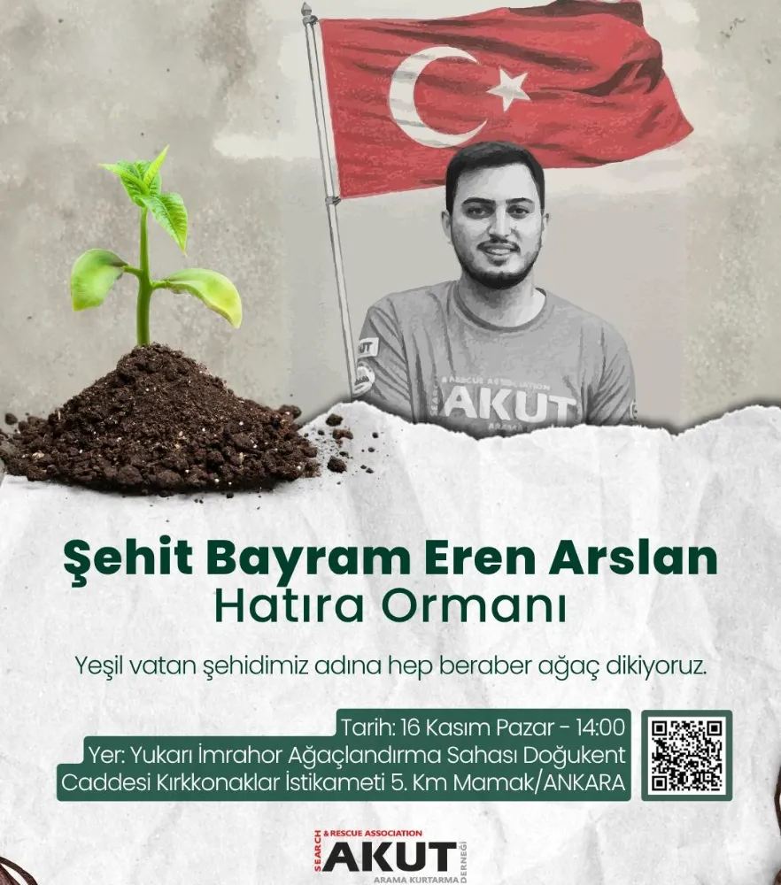 Yeşil Vatan Şehidimiz Adına Hep Beraber Ağaç Dikiyoruz