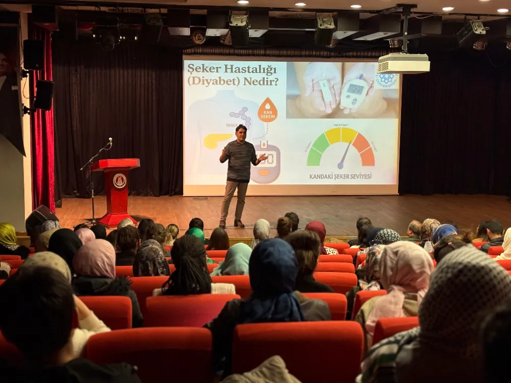 SİNCAN’DA DİYABET VE AKCİĞER KANSERİ KONUSUNDA BİLGİLENDİRME SEMİNERİ