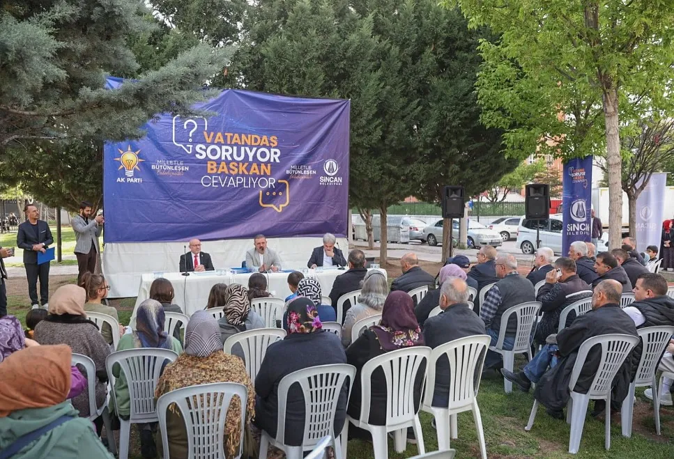 AKŞEMSETTİN MAHALLESİ SAKİNLERİ BAŞKAN ERCAN’LA BULUŞTU